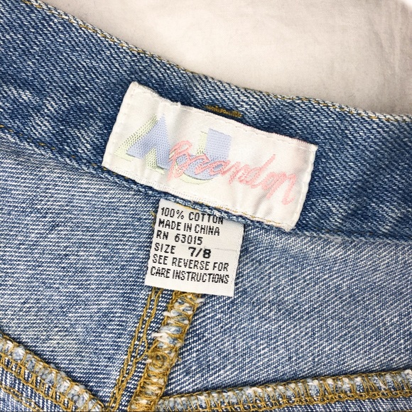 VINTAGE Patchwork Mom Jean Short - Picture 5 of 7